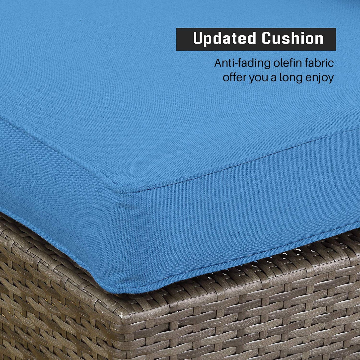 Outdoor Ottoman for Patio