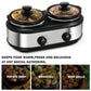 Superjoe Dual Pot Electric 2.5 qt Slow Cooker