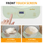 RoyalCraft Electric Dough Maker with Weighing Function,5.2QT Dough Mixer with Ferment Function,Household Dough Maker Kitchen Flour Kneading Machine with Stainless Steel Bowl,Face-up Touch Panel