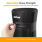 Sunvivi Single Serve Coffee and Iced Tea Maker with Reusable Filter, Cold Brew Ice Coffee Maker