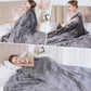 Heynemo Electric Blanket King Size 100" x 90" Heated Blanket, Dual Controllers 10 Heat Settings Auto-off Timer, Grey