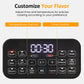 Heynemo 6.5 Quart 12-in-1 Programmable Multi Slow Cooker, Food Warmer Pot with Digital Timer, Temp Control