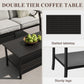 Royalcraft 5-Piece Steel Outdoor Conversation Sets with Coffe Table, Grey/Coffee