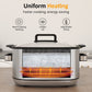 Heynemo 6.5 Quart 12-in-1 Programmable Multi Slow Cooker, Food Warmer Pot with Digital Timer, Temp Control