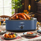 Sunvivi 20 Quart Electric Roaster Oven with Self-Basting Lid, Blue