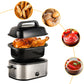 RoyalCraft 26 Quart Electric Turkey Roaster Oven with Visible & Self-Basting Lid, Stainless Steel