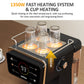 Heynemo 20 Bar Espresso Machine, 3-in-1 Hot & Iced Coffee Maker with Milk Frother, LED Touch Control, Removable 52oz Water Tank