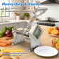 Sunvivi Commercial French Fry Cutter, Heavy Duty Potato & Vegetable Slicer with 3 Blades (1/2", 3/8", 6-Wedge), Stainless Steel