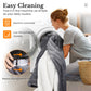 Royalcraft Heated Blanket King Size, Electric Throw Dual Control , 10 Heat Settings, 12 Hours Auto Off, Soft Flannel and Sherpa, Machine Washable , Grey