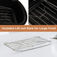 CozyHom 20 Quart Electric Roaster Oven Stainless Steel Roaster Oven, Self-Basting Lid Removable Insert Pot, Silver