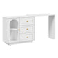 May in Color Extendable Makeup Vanity Desk with 3 Drawers & 1 Door