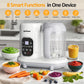 Heynemo All-in-One Baby Food Maker with Steamer, Blender, Heating & Stirring | LCD Display, Self-Clean Baby Food Processor