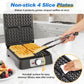 Sunvivi 4-Slice Belgian Waffle Maker, Electric Waffle Iron with Temperature Control, Nonstick Plates & Indicator Lights, Easy Clean