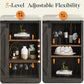 Royalcraft Farmhouse Coffee Bar Cabinet with Storage
