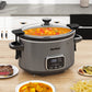 4QT Programmable Slow Cooker with Locking Lid - Slow Cookers