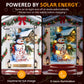 Heynemo Christmas Solar Garden Flag with Lights, LED 12"x18" Double-Sided Snowman Yard Flag,  Snowman Garden Decoration for Lawn, Porch, Path