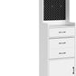 Royalcraft 5-in-1 Shoe Cabinet with Flip Drawer, Entryway Shoe Storage with Pegboard, Adjustable Shelf, Wood Entryway Cabinet, White