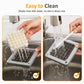 Heynemo Professional Potato Slicer & French Fry Cutter, 3 Replaceable Blades, 6-Wedge Slicer, Heavy Duty Stainless Steel