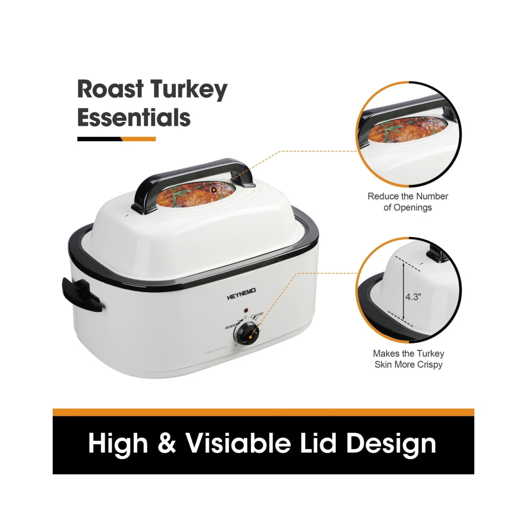 Cozy Home 1450W 26qt Stainless Steel Electric Roaster Oven