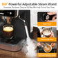 Heynemo 20 Bar Espresso Machine, 3-in-1 Hot & Iced Coffee Maker with Milk Frother, LED Touch Control, Removable 52oz Water Tank