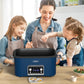 Heynemo 12-in-1 Digital Slow Cooker, 8QT Multi-Cooker with Adjustable Temp, Timer, Auto Shut-Off, Removable Non-Stick Pot & Dishwasher-Safe Glass Lid