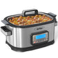 Sunvivi 6.5 Quart Slow Cooker,11 in 1 programmable Multi-Cooker Food Warmer with Digital Timer, Temp Control
