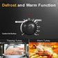 Superjoe 20 QT Electric Roaster Oven, Stainless Steel Self-Basting Lid Removable Pan, Black