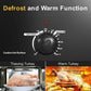 Superjoe 18 QT Electric Roaster Oven, Stainless Steel Roaster Pan for Turkey with Removable Insert Pot, Black