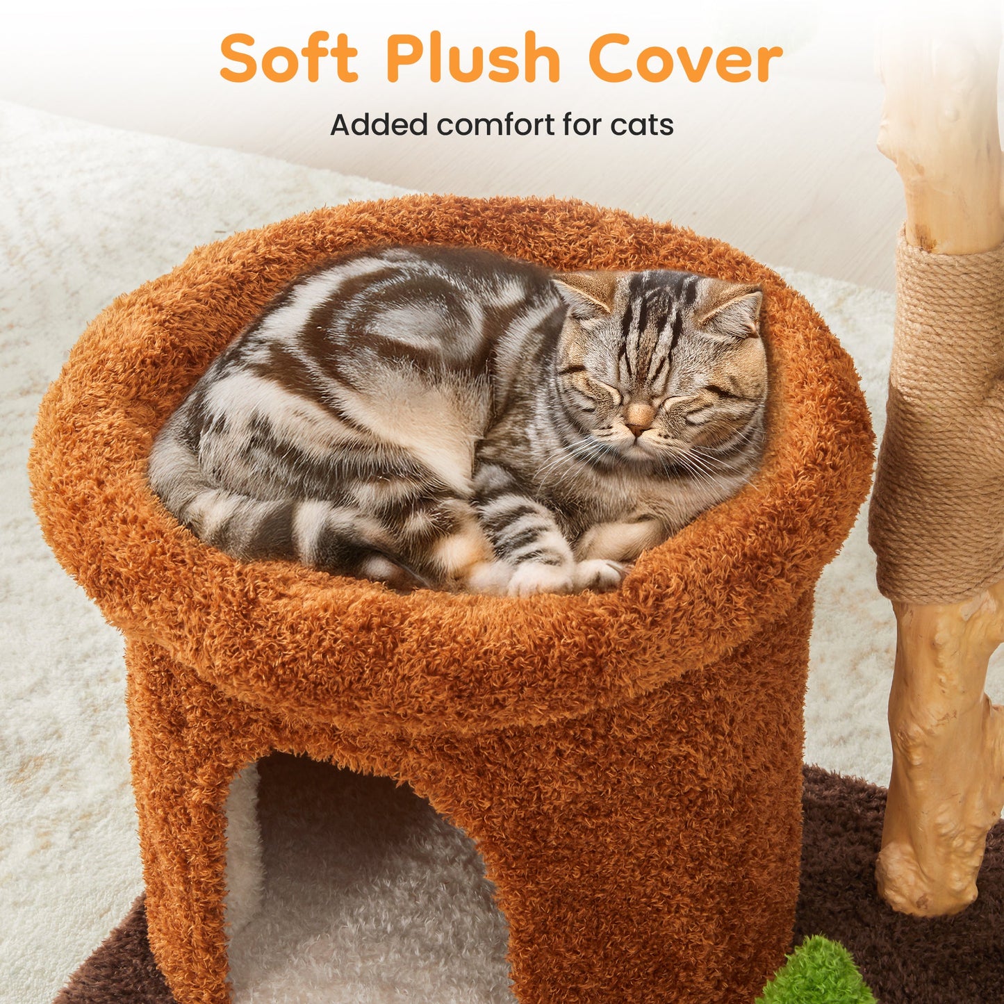 Keygarzone 32-Inch Multi-Level Cat Tree Tower