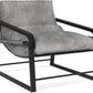 Royalcraft Modern Accent Chair, Comfy Armchair with Cushion and Metal Frame, Lounge Sofa Chair for Living Room, Bedroom, Home Office, Beige