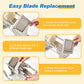 Sunvivi Commercial French Fry Cutter, Heavy Duty Potato & Vegetable Slicer with 3 Blades (1/2", 3/8", 6-Wedge), Stainless Steel