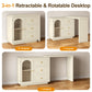 May in Color Modern Dressing Table and Chest of Drawers Combo, 3 Drawers & 1 Door, Perfect for Bedroom, Dressing Room