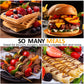 Heynemo 1600W Electric Griddle with Dual Cooking Zones-2