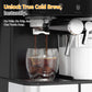 Heynemo All-in-One Coffee Maker with Cold Brew, Espresso & Latte Machine, Dual Brew Grounds/Capsules, LED Touch, Black