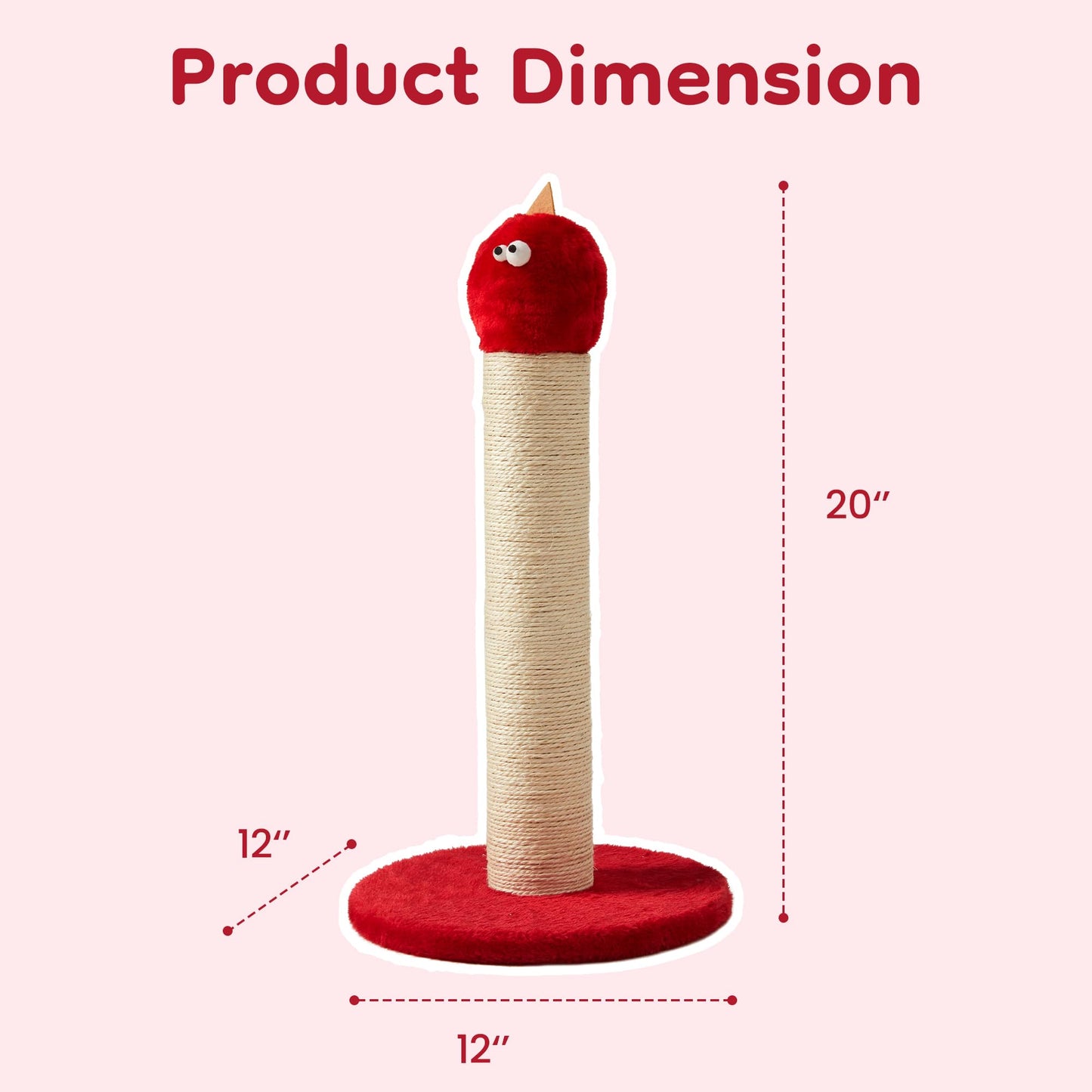 Keygarzone 22" Cat Scratching Post