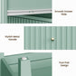 May in Color Fluted Nightstand with 2 Drawers, Modern Wooden Sofa Table with Storage for Small Spaces, Tall End Table for Bedroom