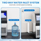 Heynemo commercial Cube Ice Maker Machine: 88-110 lbs/24H, 8-15 Minutes Fast Ice Production, Large Ice Maker with Dual Water Supply, Energy-Efficient for Home, Bar & Restaurant, Sliver