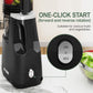 Heynemo Cold Press Juicer Machine, 5.9" Wide Feed Chute, Masticating, Dual-Layer Strainer - Black