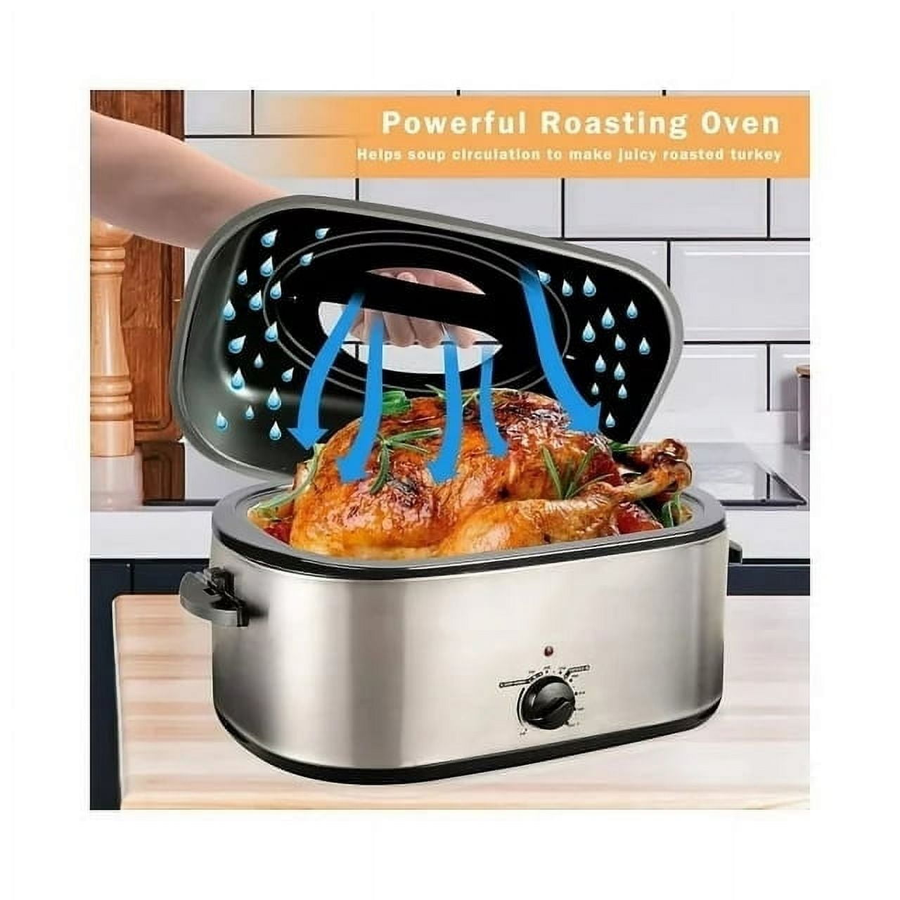 Superjoe 1450 W 26 qt Electric Roaster Ovens