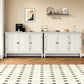 Heynemo Buffet Cabinet with Doors and Adjustable Shelves