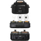 SUNVIVI slow pot roast chicken oven combination, large capacity suitable for family gatherings ,Stainless Steel,Black