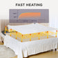 Royalcraft Electric Blanket King Size with Dual Control, 10 Heating Levels& 12 hours Auto-off, Overheat Protection, White