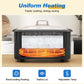 Sunvivi 8-Quart 12-in-1 Programmable Slow Cooker Roaster Oven, Multi-Cooker with Digital Timer, Adjustable Temperature, Removable Non-Stick Pot & Dishwasher-Safe Glass Lid, Black