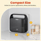 Sunvivi 3-in-1 Electric Sandwich Maker & Waffle Grill, 850W Panini Press with Non-Stick Removable Plates & Tempered Glass Top, Cool Touch Handle, Easy to Clean, Black-2