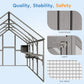Keygarzone Outdoor Cat Enclosure 110"L x 74.5"W x 74.5"H