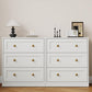 Royalcraft Nightstands, Modern 3-Drawer Bedside Tables with Gold Round Knobs, Wooden End Tables, Accent Chests of Drawers for Bedroom, Living Room, Hallway, or Closet