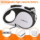 Keygarzone Retractable Dog Leash with LED Light, 16.4ft, 110lb Pull