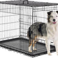 Dog Crate with Double Doors, 24- 53 Inch