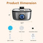 Keygarzone Wireless Cat Water Fountain, 5L