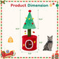 Keygarzone Cat Christmas Tree Tower for Indoor Cats